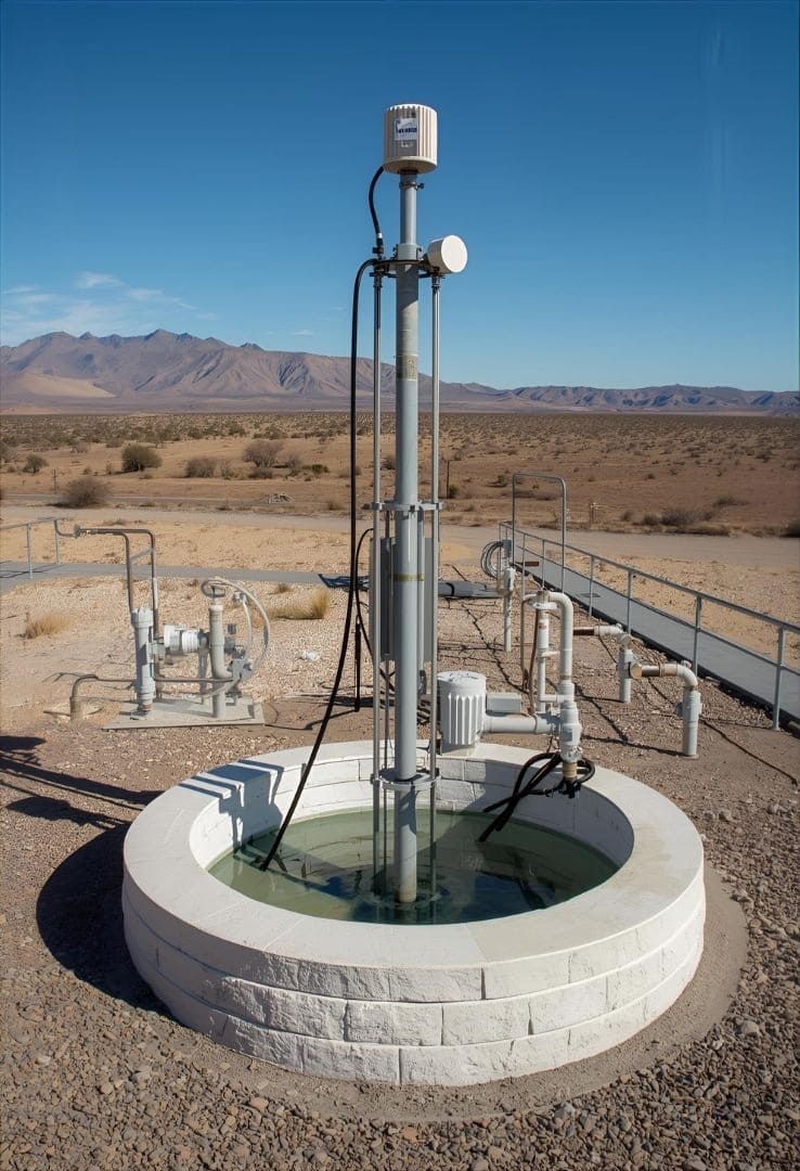 Pozos de captación de aguas en Madrid